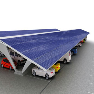 On Off Grid Hot-Dipped Galvanization PV Residential solar Carport Structures